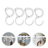 Ipetboom 4pcs Adjustable Clasp Hooks Practical Hangers for Kitchen and
