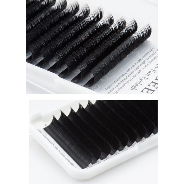 Wimpernverlängerung für russische Volumen, gemischt oder Wimpern Curl D (entspricht