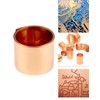 QWORK QWORK 0.1mm Copper Sheet Roll, 99.9% Pure Copper Metal