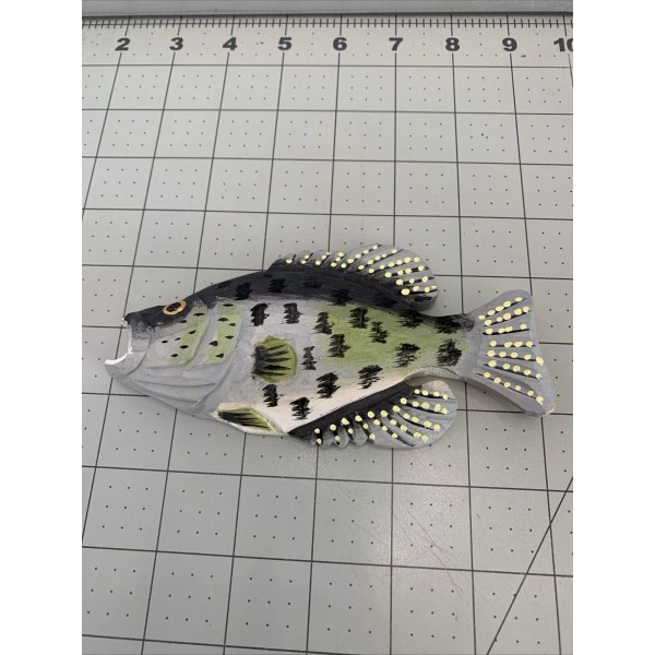 Wooden Hand Painted Bass Magnetic Bottle Opener