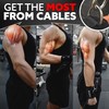 Weight Lifting Grip Straps with D Ring and Wrist Wrap