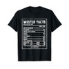 Writer Nutrition Facts Famous Novel Author Graphic Fun Gift T-Shirt