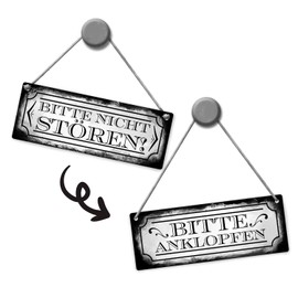 Reversible sign to indicate to your visit or your guests that they can enter or do not disturb