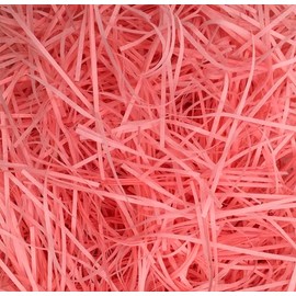 Woodluv Shredded Tissue Paper For Gift Box Hampers Filler Stuffing, Basket Wrapping Suitable Christmas, Festival, Birthdays Easter Decorative Shreds Party Supplies Accessories (500gm), Pink