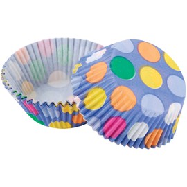 Wilton 50 Pieces Dazzling Dots Standard Baking Cup, Multicolour