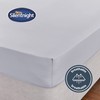 Silentnight Cotton Rich Single Fitted Sheet - Silver Grey 28cm