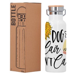 Trinkflasche aus Edelstahl, Thermosflasche, Dog Hair Don't Care Dog Pets, 500 ml