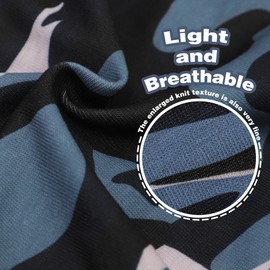 Paiaite: Stylish Sleeveless Camouflage Dog Vest for Small, Medium, and Large Breeds, Made of Polyester for Comfort, Breathability, Wrinkle Resistance, Moisture Wicking, and Elasticity Blue XXL