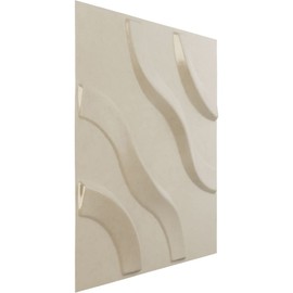 Ekena Millwork 11 7/8"W x 11 7/8"H Lane EnduraWall Decorative 3D Wall Panel, Metalic Pearl Mist (Covers 0.98 Sq. Ft.