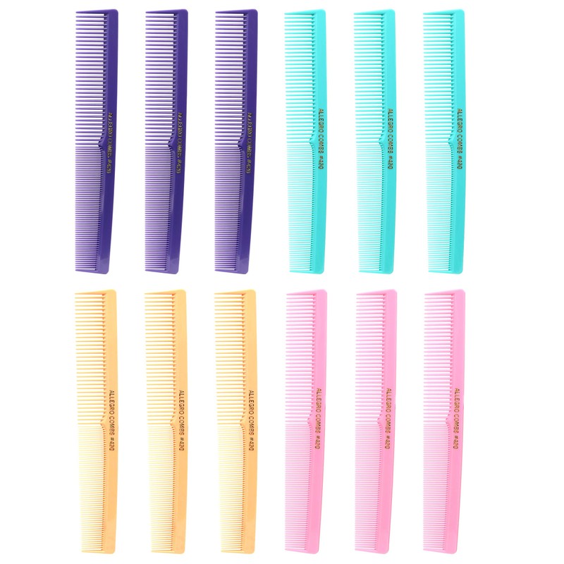 Allegro Combs #420 - Barber & Beard Comb Set for