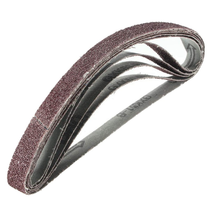 40Pcs 13X457mm Zirconia Abrasive Sanding Belts 40/60/80/120 Grit
