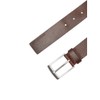 JACK & JONES Men's Jacstockholm Leather Belt Noos, Brown Stone