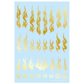 Haikyu Parts FTSL-GLD Fire Tribal Decal Solid Gold 1 Piece Plastic Model Decal