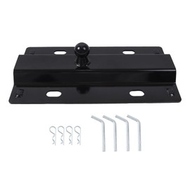 GXYWADY 30,000 Lbs Fifth Wheel Gooseneck Hitch Adapter Plate 2-5/16-Inch Ball Replacement for All Standard 5th Wheel Rails Gooseneck Adapter Hitch