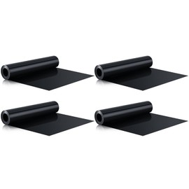 Pangda 4 Rolls 16 ft Black Deck Drainage System Trough Deck Black Drainage Trough Under System for Under Ceiling