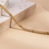 ZARD Mesh Chain Station Necklace