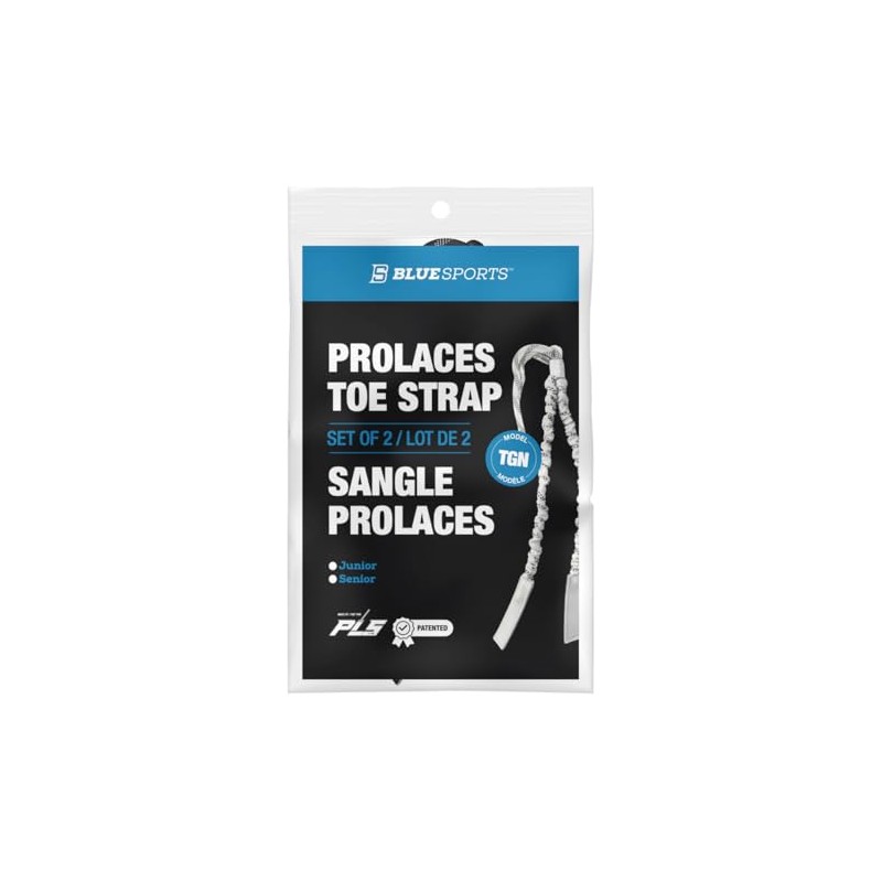 Blue Sports Prolaces Toe Strap - Set of 2 Elastic