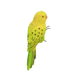 TAYASH Resin Parrot Flower Pot Hugger Decorations,Parrot Animal Sculpture Hanging Realistic Parrot Garden Ornament for Patio Yard Balcony Lawn Figurine Tree Decor (Light Yellow)