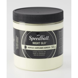 Speedball Acrylic Screen Printing Ink, 8-Ounce, Night Glo Original