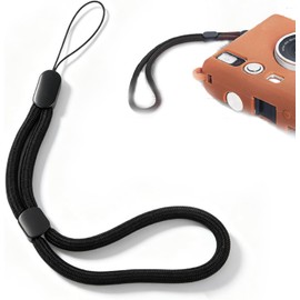 LICAEVEY Cordete de Correa para la Muñeca Manual, Correa de Muñeca Anti -Robo Universal Ajustable, Correa de Mano Corta para la Cámara del Teléfono Flash de Llavero USB (Black)