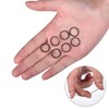 Hicarer 1000 pcs Mini Rubber Hair Bands 1/2 Soft Elastic