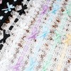 SEWVIVD 1.5 Inch Wide 3 Yards Pleated Ruffle Lace Trim