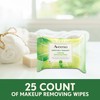 Aveeno Positively Radiant Makeup Remover Wipes, Gentle Individual Face Wipes