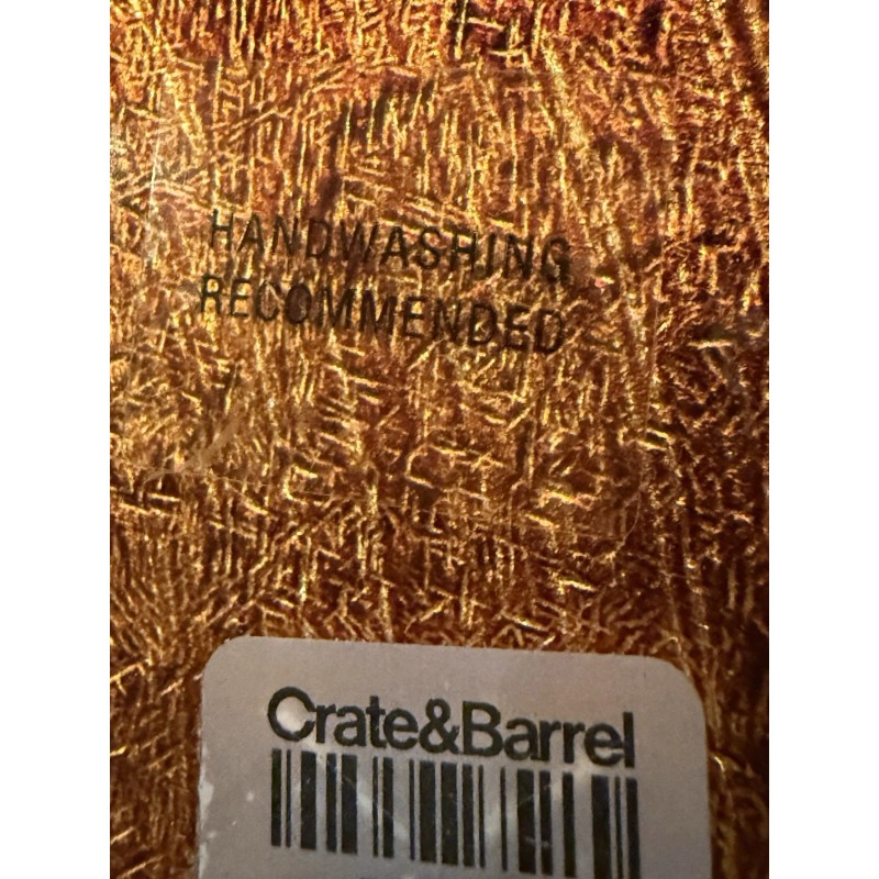 Crate & Barrel 2006 Marrakech Crate & Barrel Copper Glass