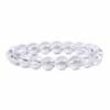 Natural Clear Quartz Gemstone 10mm Round Beads Stretch Bracelet 7"
