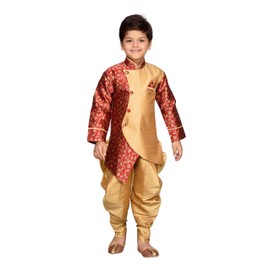 AJ DEZINES Boys Indian Wear Bollywood Style Sherwani for Kids || Diwali Outfit (3-4 Years)