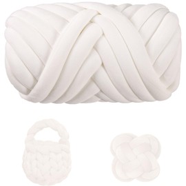 Maxee Thick Wool Yarn 500 g, Chunky XXL Wool for Hand Knitting, Tube Yarn, Arm Knitting, Knitting Wool, Bulky Textile Yarn for Crocheting Baskets, Blankets, Cushions, Backpacks, Pet Baskets, Original