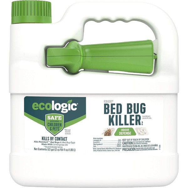 Ecologic Bed Bug Killer 64 Ounces, Ready-To-Use Spray, Kills Pyrethroid-Resistant