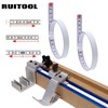 Self Adhesive Scale Ruler Forward and Reverse Painted Steel Tape