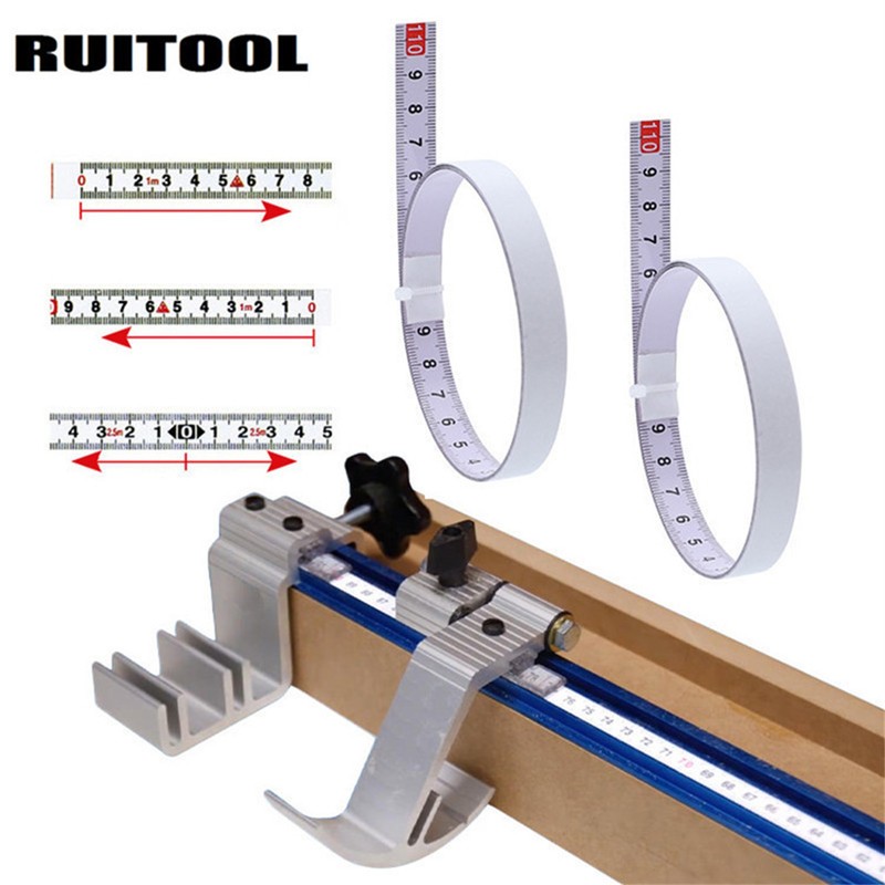 Self Adhesive Scale Ruler Forward and Reverse Painted Steel Tape