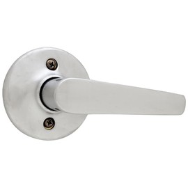 Weiser Kim Satin Chrome Door Handle, Reversible Half Dummy Lever, Non-turning Interior Door Handles for Wardrobe, Closet Door & French Doors, Cabinet Handle/Cupboard Handles, Traditional Home Décor