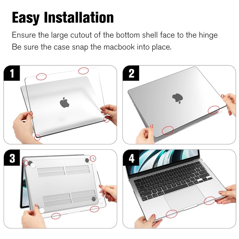 Fintie Case Compatible with MacBook Air M3 M2 13.6 Inch