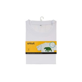 Cricut Men's T-Shirt Blank, Crew Neck, Medium Infusible Ink, White