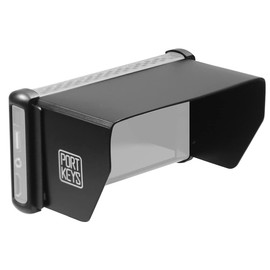 Portkeys PT6 Camera Field Monitor Sunshade Visor with Drop-Proof Rubber Case