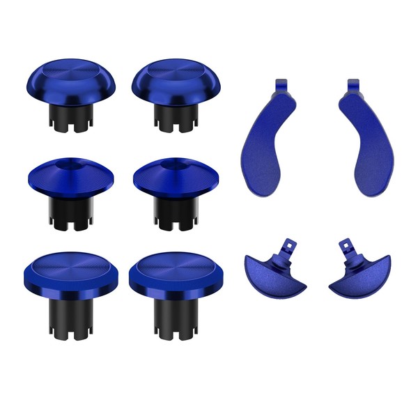 Hzxkqmil Metal Thumbsticks for PS5 Edge Controller, 6 Joystick Analog