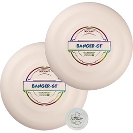 Discraft Hard Banger GT 2-Pack | Identical Putters - White - Varied Foils - 170-172g, Premium Control and Performance