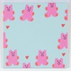 Chic Greeting Life Square Memo Bear MMN-487 Blue
