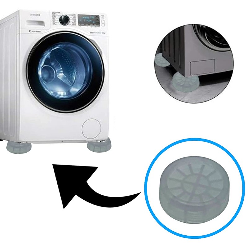 Washing Machine Kitchen Appliance Rubber Protector Pad Anti Vibration Feet