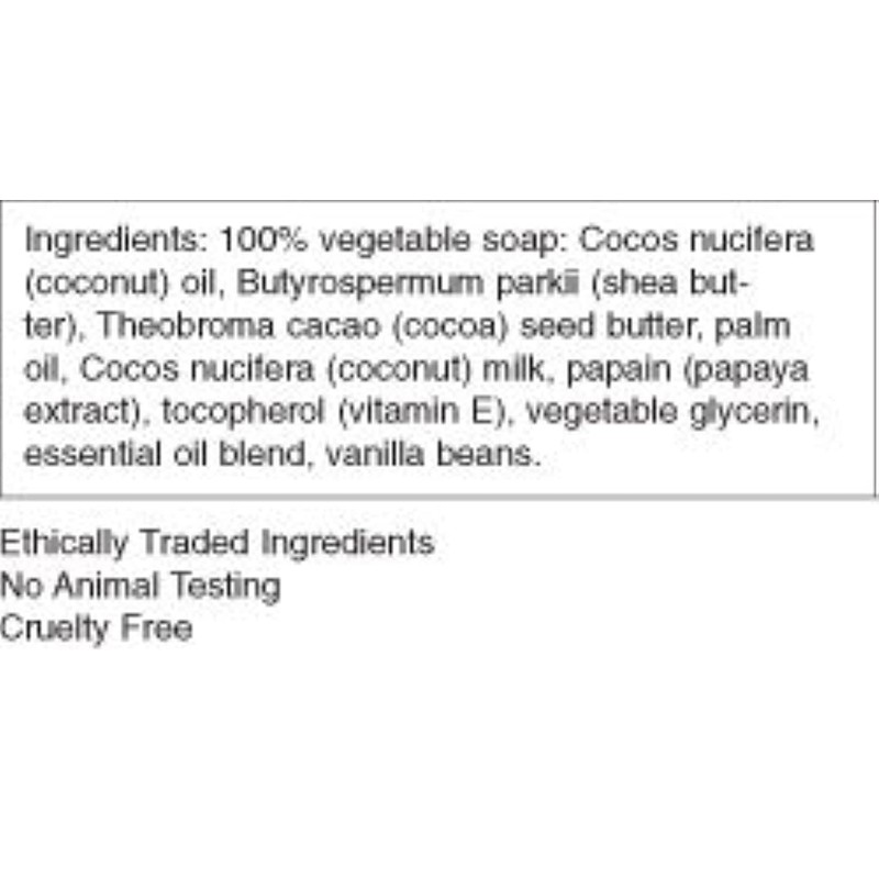 Bar Soap Coconut & Papaya Soap 5 oz By Nubian