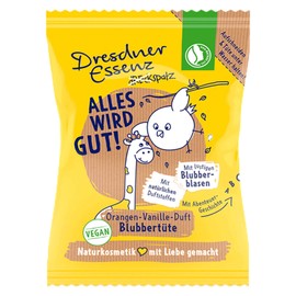 Dresdner Essenz Blubber Bag "Alles Wird Gut!" with Fresh Orange Vanilla Scent