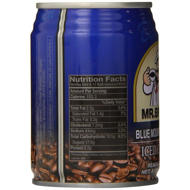 Blue Mountain Mr. Brown Blue Mountain Coffee, 8.12 Fl Oz