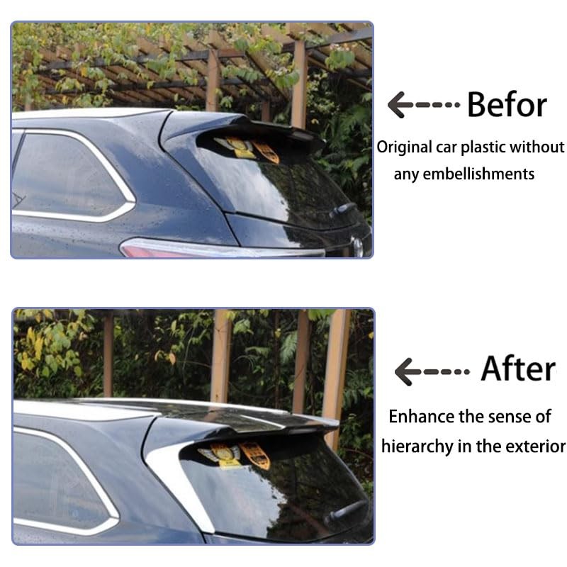 ANUNFRRE Car Accessories Fit for Toyota Highlander ABS 2014 2015