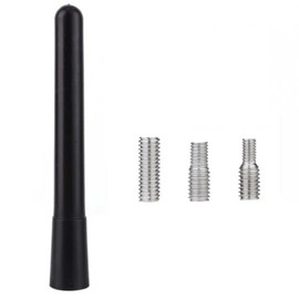 Kurzstab Auto-Antenne Inion - Perfekter Empfang - UNIVERSAL - für jedes Auto geeignet - Stabantenne 16cm + 3 Adapter!