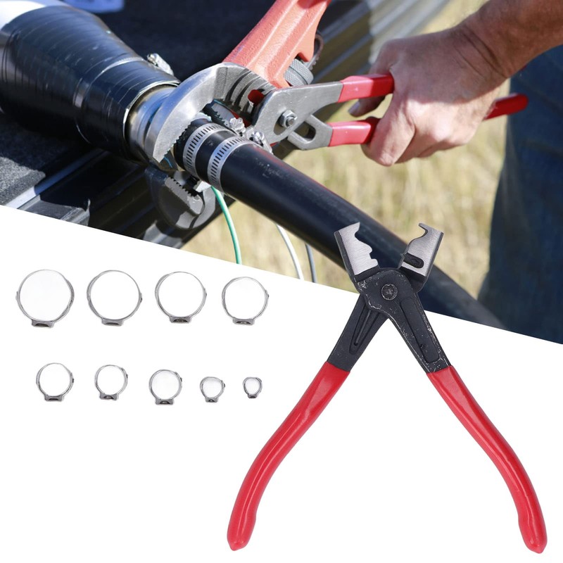 Hose Clamp Pliers Set, Hose Clip Pliers, Stainless Steel Pipe