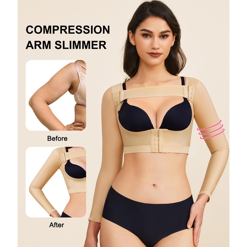 KUMAYES Women's Arm Shaper Upper Arms Slim Shaper Figure Shapewear