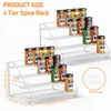 Gucass Pack of 2 4 Tier Spice Rack, Standing, Spice